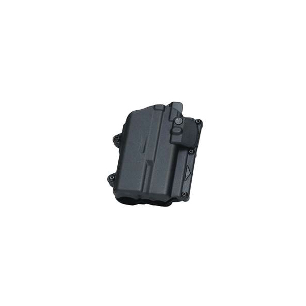 Alien Gear Rapid Force Level 2 Duty Glock G19/G23/G44/G45 OWB Holster Right Polymer, Black - Alien Gear