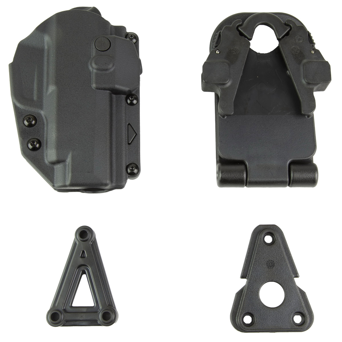 Alien Gear Rapid Force Level 2 Duty Glock G17 w/Compact Light OWB Holster Right Polymer, Black - Alien Gear