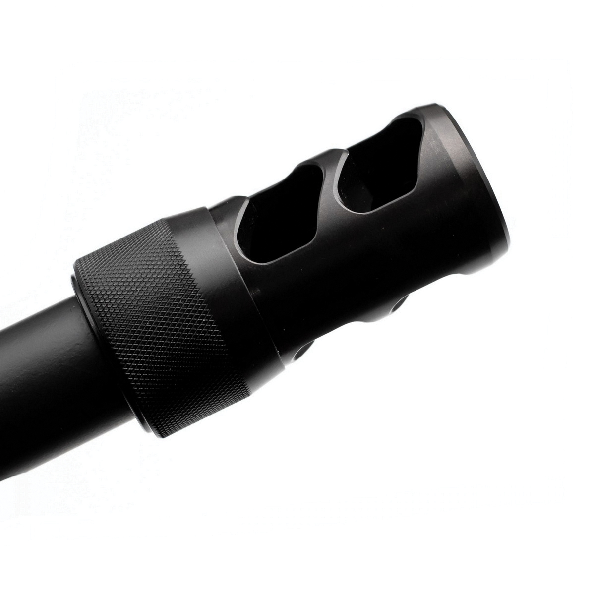 Area 419 Hellfire 2P Self Timing Muzzle Brake w/Adapter 1/2-28, Black