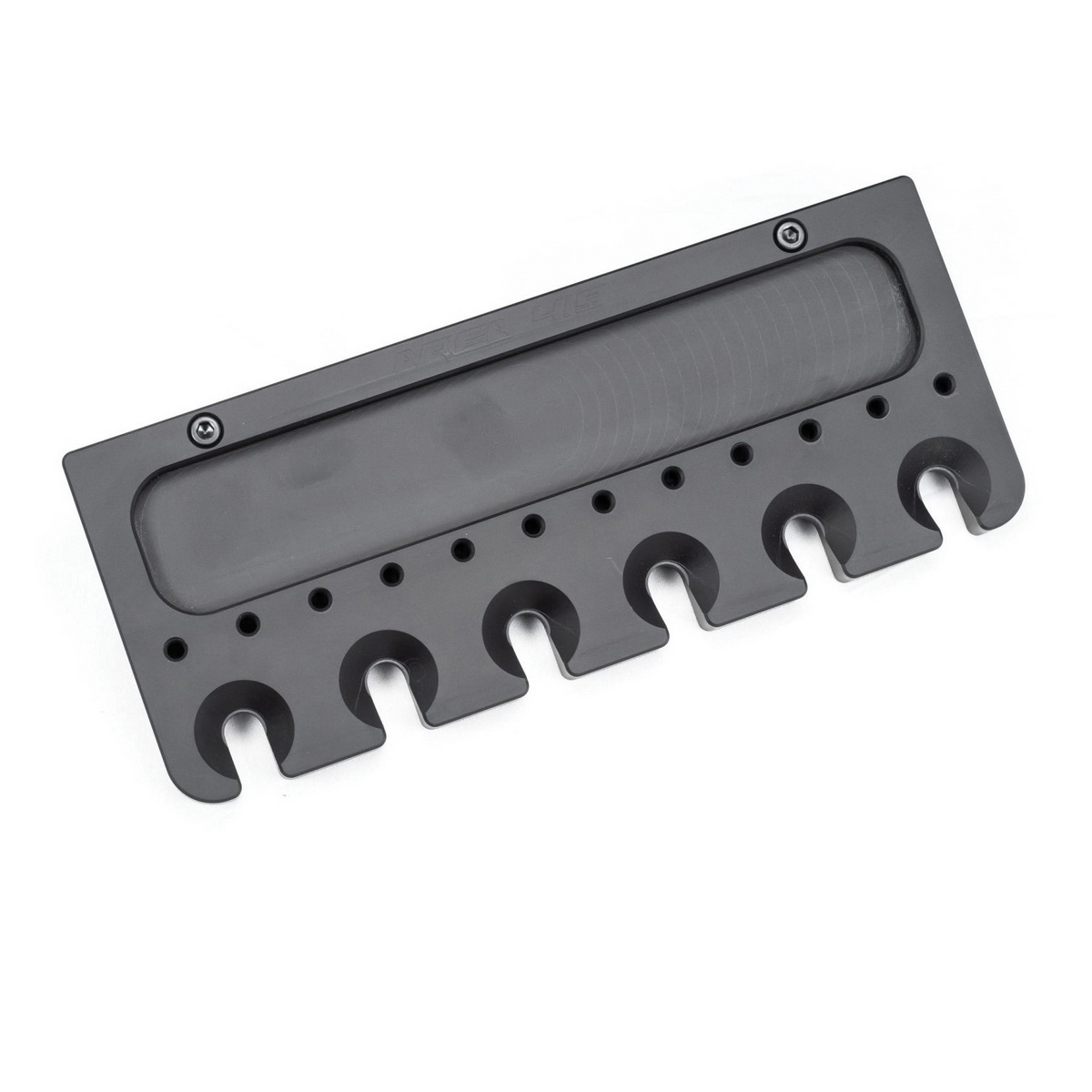 Area 419 6061-T6 Aluminum Alloy Cleaning Rod Storage Rack with Magnet Kit, Black