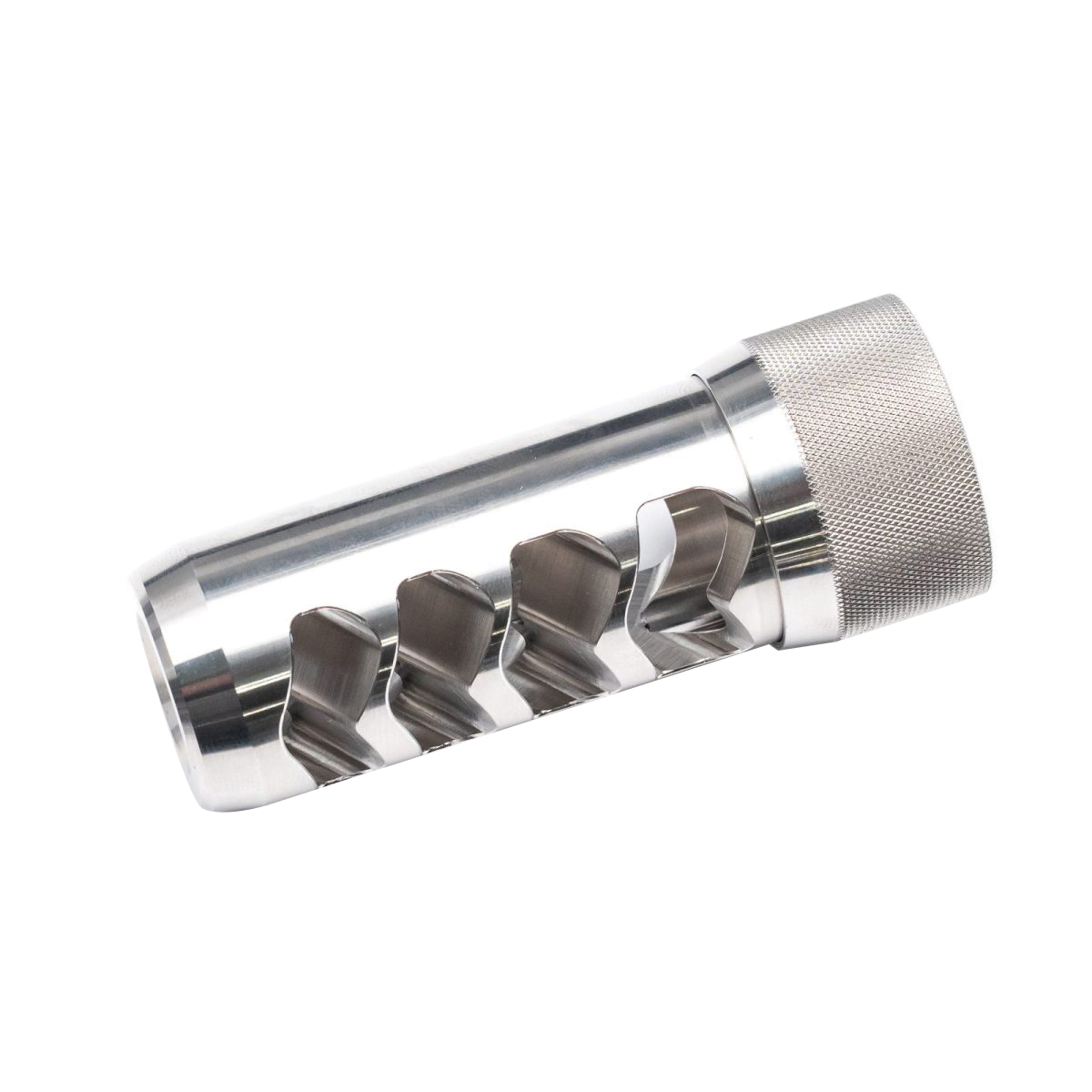 Area 419 Sidewinder Magnum Self Timing Muzzle Brake 5/8-24, Stainless - Area 419