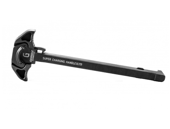 Geissele Airborne AR-15 Charging Handle, Black - 05-497B - Geissele
