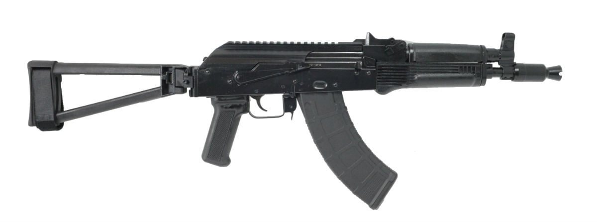 PSA AK-P GF3 Classic Triangle Side Folding Pistol, Black - Palmetto State Armory