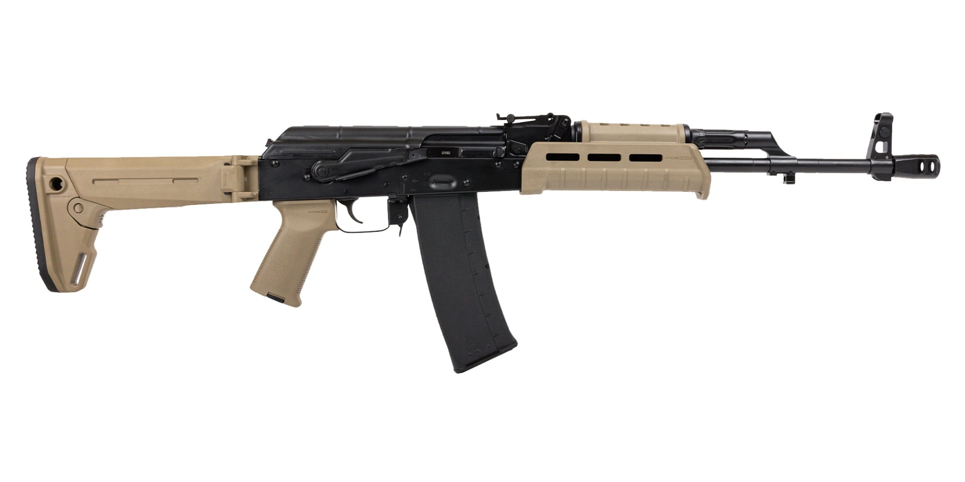 PSA AK-101AKM Moe FDE Rifle with Toolcraft Bolt, Trunnion, and Carrier - FDE - Palmetto State Armory