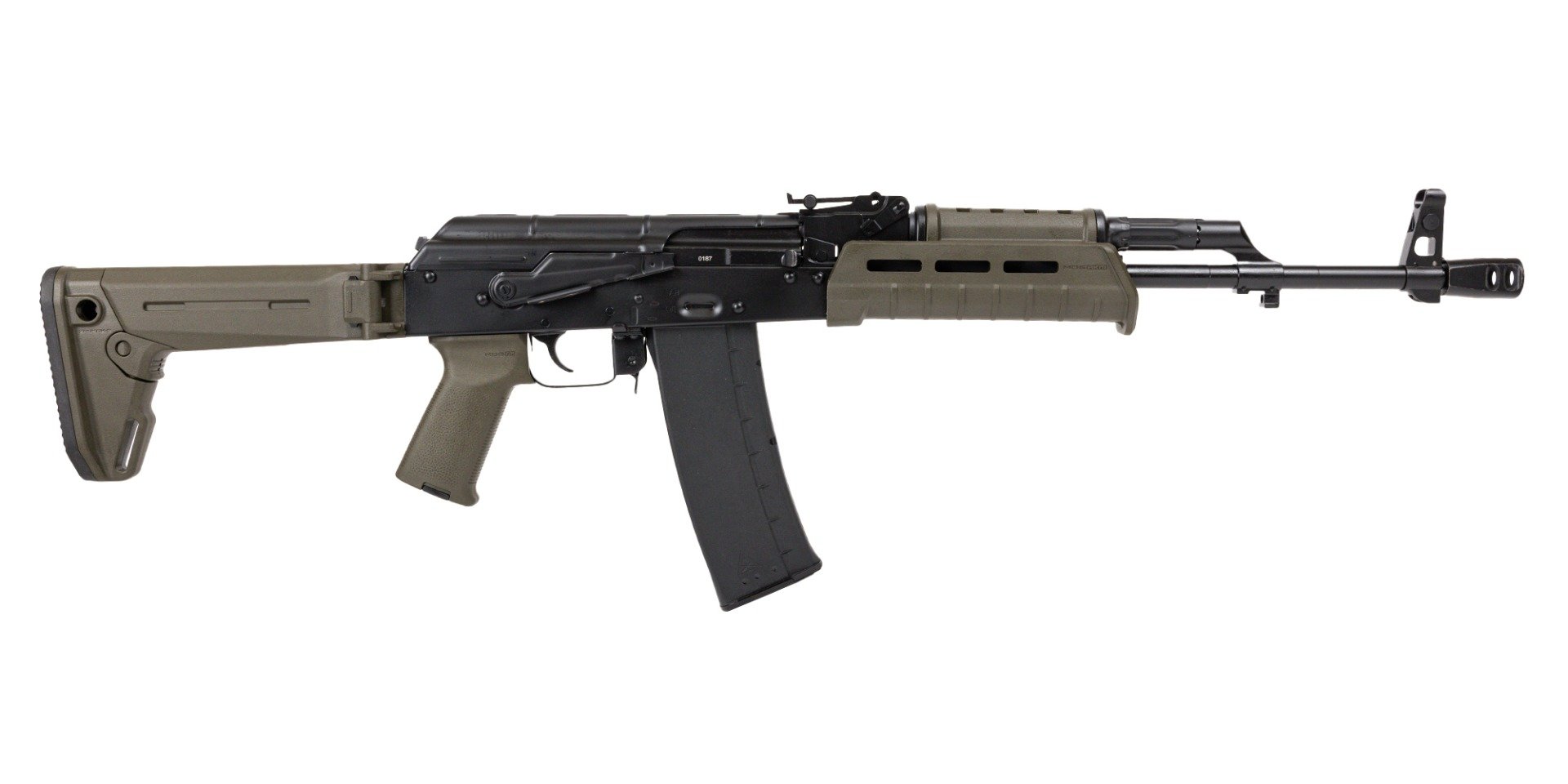 PSA AK-101AKM Moe ODG Rifle with Toolcraft Bolt, Trunnion, and Carrier - ODG - Palmetto State Armory