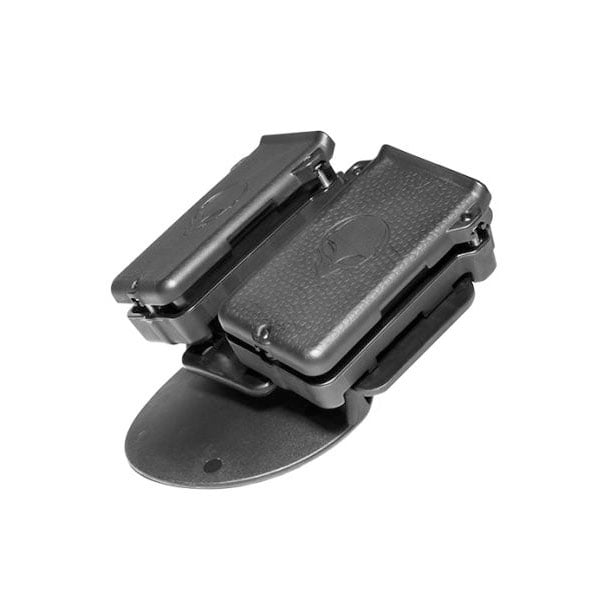 Alien Gear Double Cloak 380/32 Single Stack Magazine Carrier, Black - CMCD-1-1-R-15 - Alien Gear