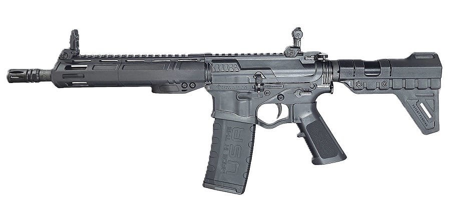 ATI Alpha Maxx 10.5" .300 AAC Blackout 30rd Pistol W/ Pistol Brace and Sights - Ati