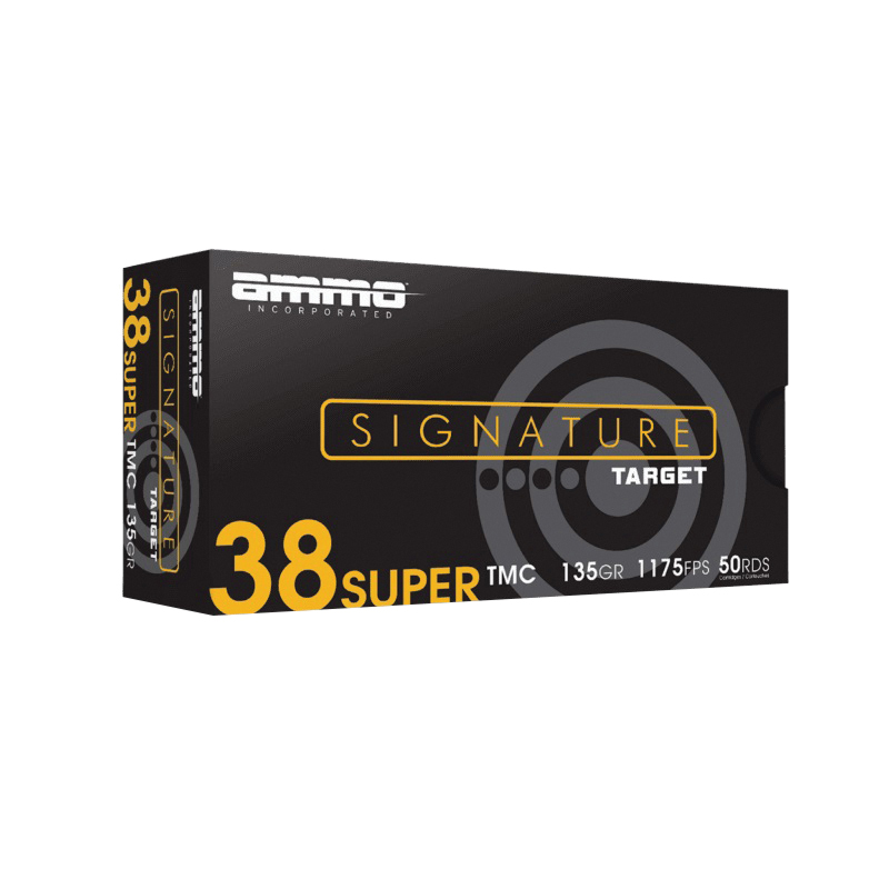 Ammo Inc Signature .38 Super 135 gr FMJ 50rds - Ammo Inc