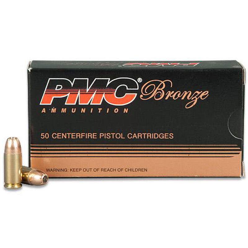 PMC Bronze 9mm Ammo 115 Grain JHP 50rds - 9B