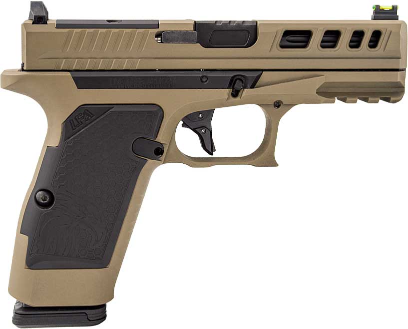 Live Free AMPX 9mm Pistol 3.9" 17rd, Cerakote FDE - LFAMP19X084002 - Live Free Armory