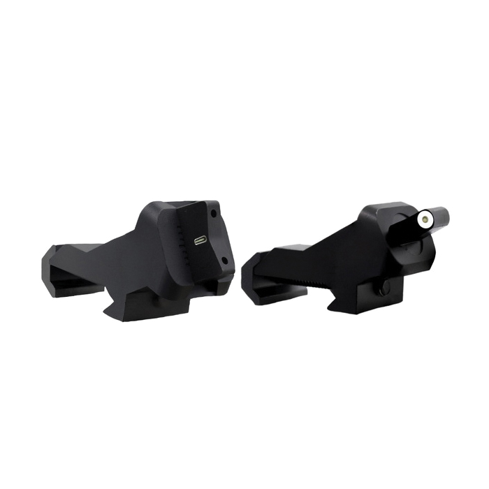 XS Sights XTI2 DXT BUIS Sight Set Front/Rear, White/White - Xs Sights