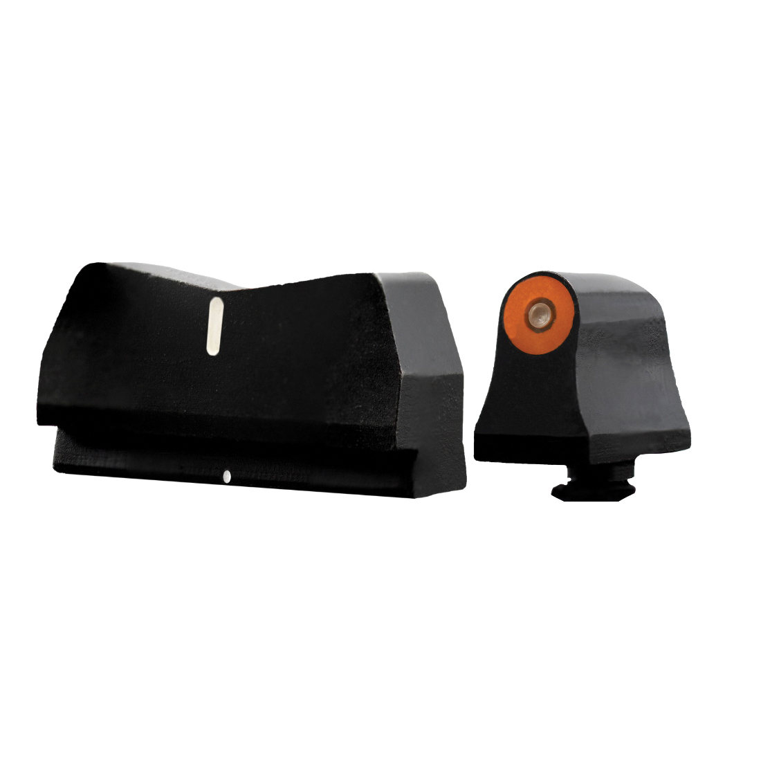 XS Sights DXW2 Big Dot Night Sight Set Front/Rear, Orange/White - Xs Sights