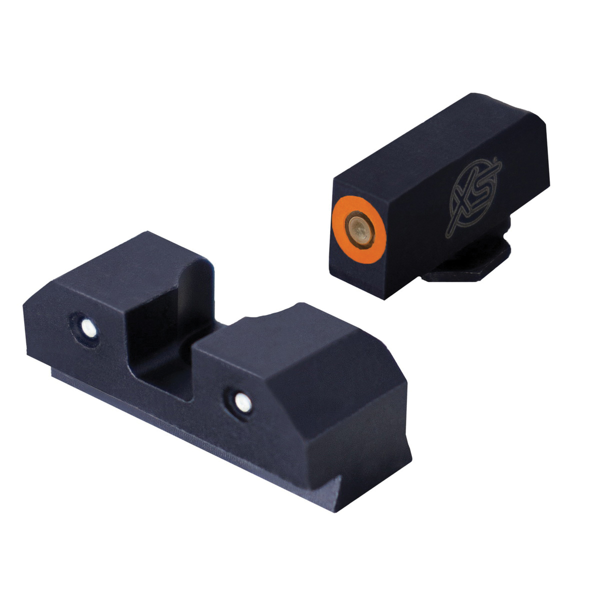 XS Sights R3D Night Sight Set Front/Rear, Orange - Bulk 20ct - XS Sights