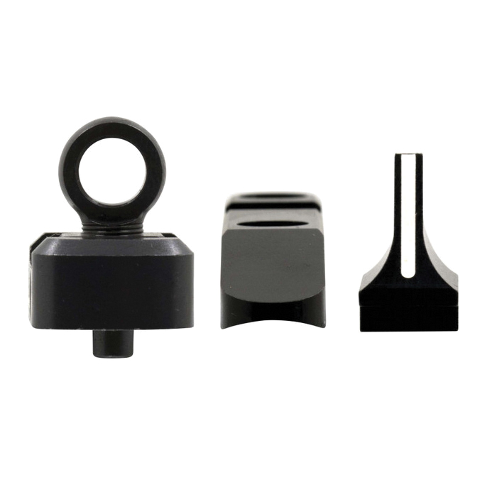 XS Sights Ghost Ring Sight Set Front/Rear, White - Xs Sights