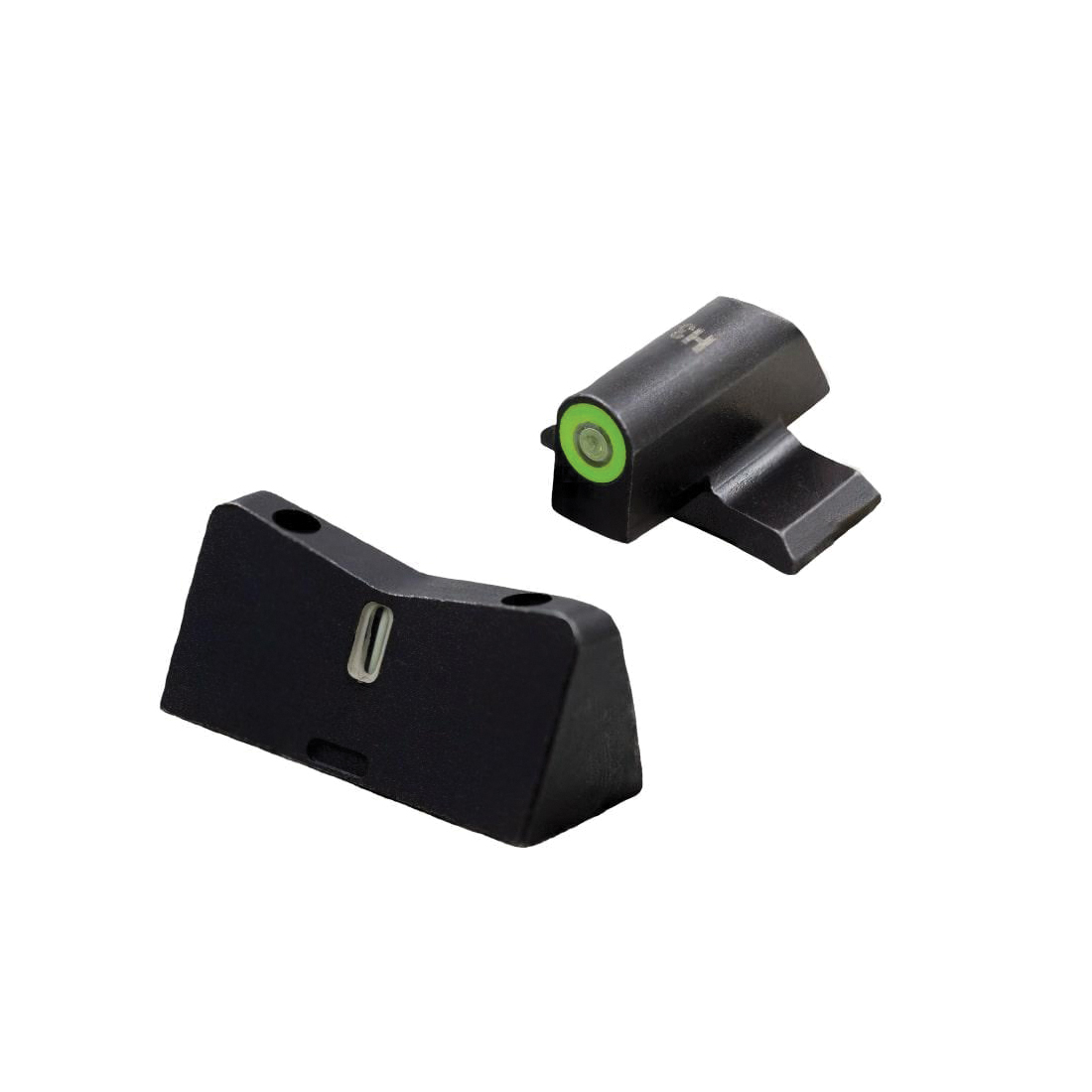 XS Sights DXW2 Standard Dot Night Sight Set Front/Rear, Green/White