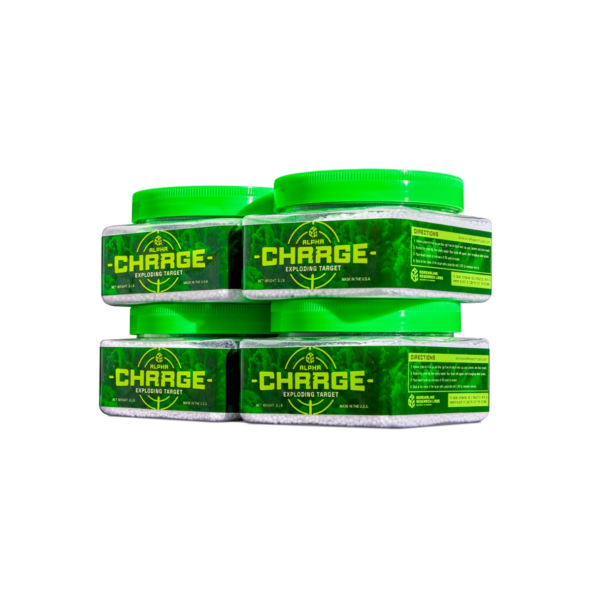 Adrenaline Research Labs AlphaCharge .5 Lb Exploding Target Pack Of 4