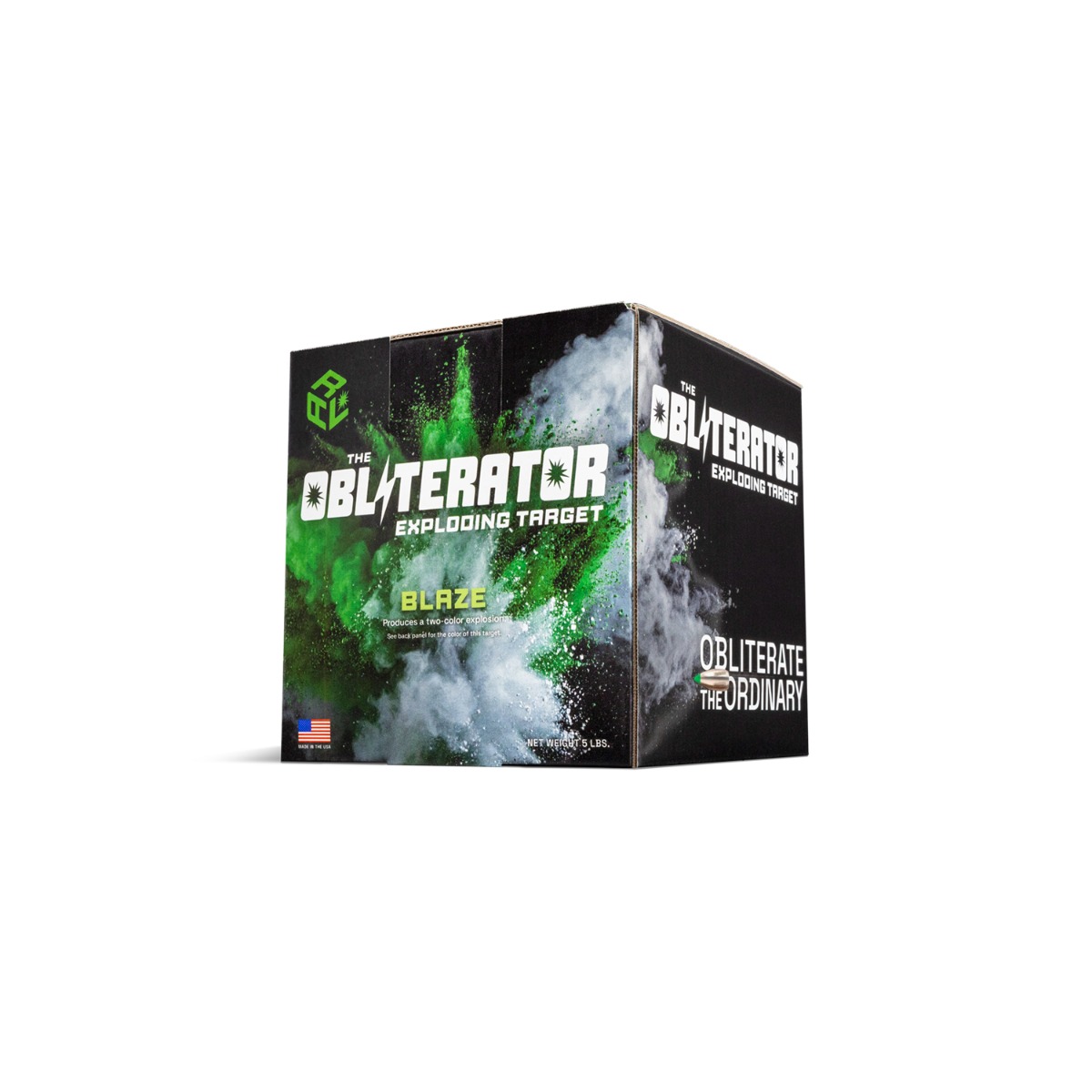 Adrenaline Research Labs The Obliterator Blaze Exploding Color Target, Black/Black