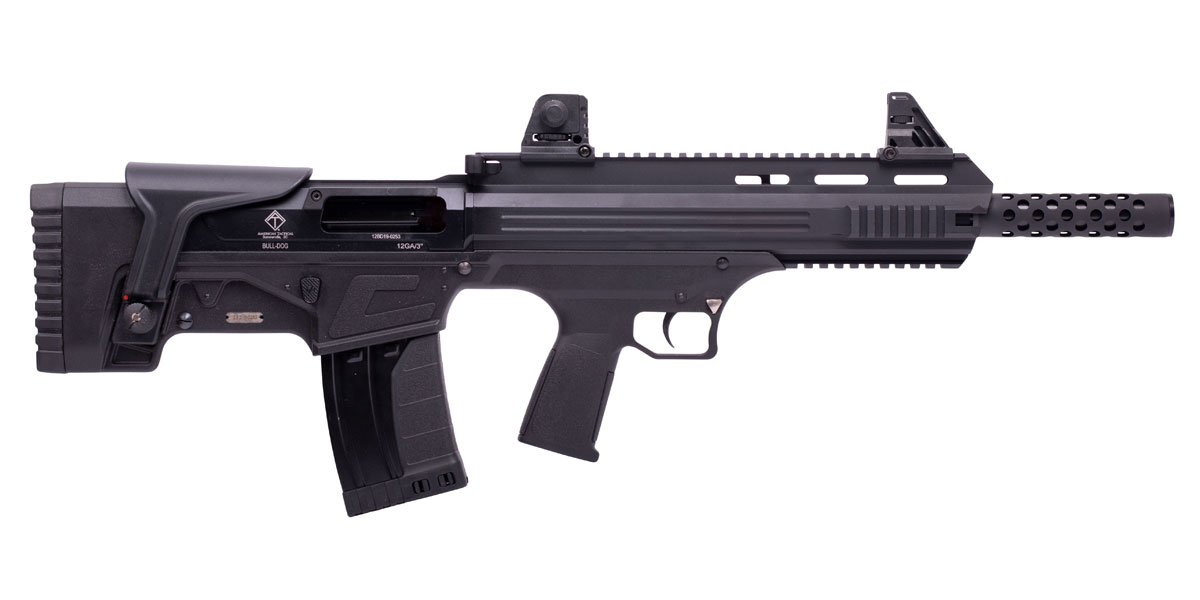 ATI Bulldog SGA Semi Automatic Bullpup 20 Gauge Shotgun, Black - ATIG20BDB