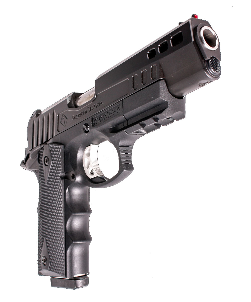 ATI Firepower Xtreme Hybrid 1911 .45 ACP Pistol, Black - ATIGFXH45M - Ati