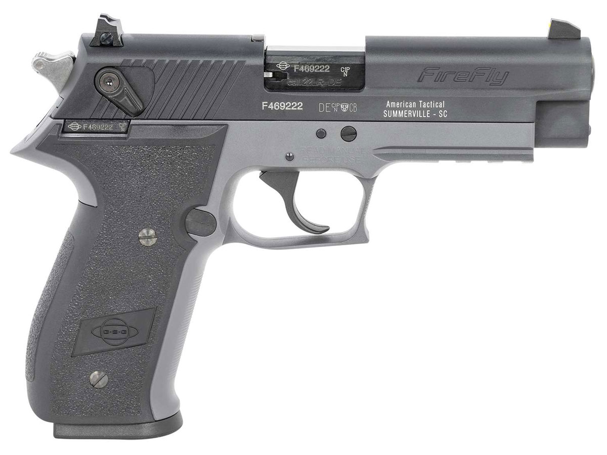 ATI GSG Firefly .22 LR Pistol, Smoke Gray - GERG2210FFS - Ati