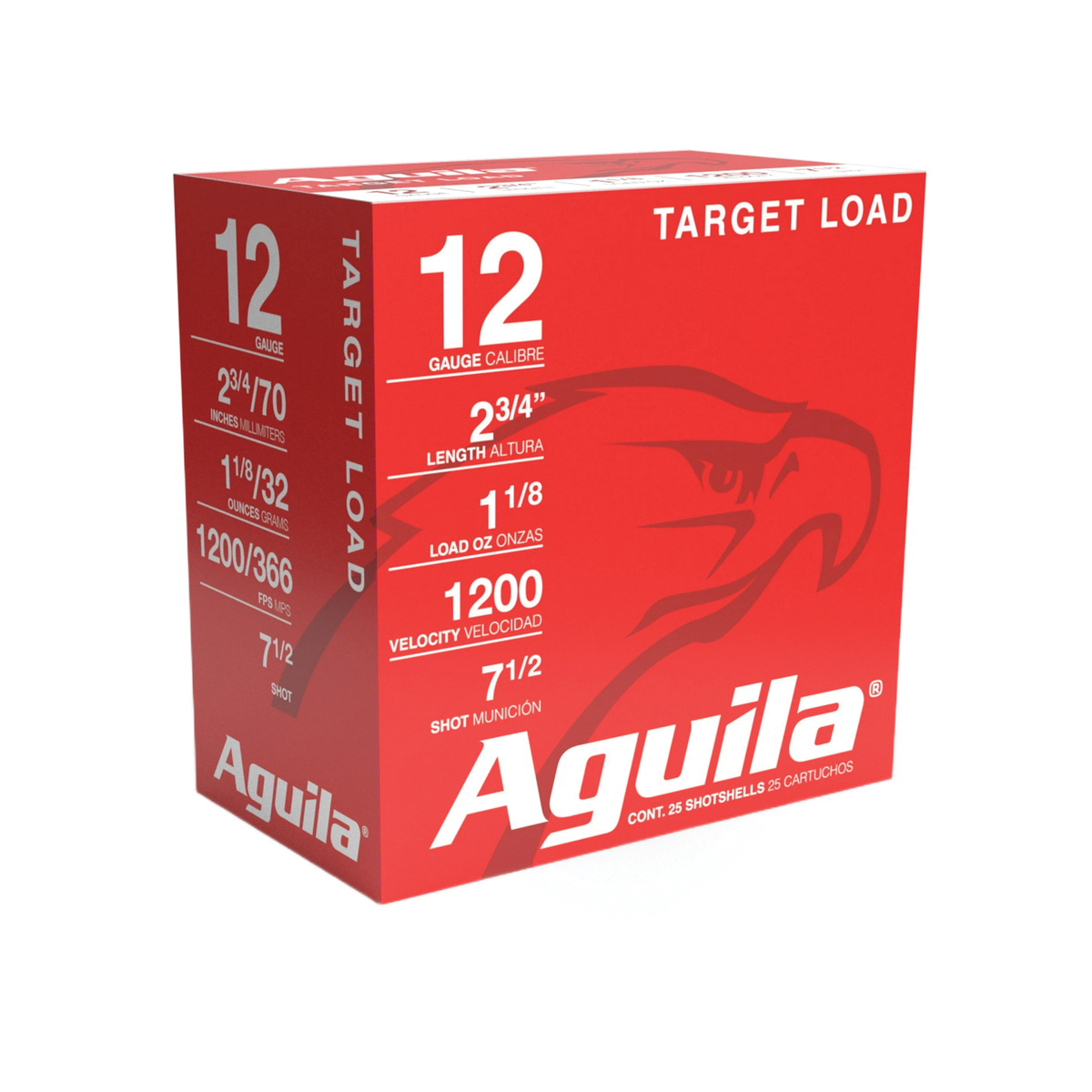 Aguila 12 Gauge 2-3/4" #7.5 1-1/8 Ounce 25rds - Aguila