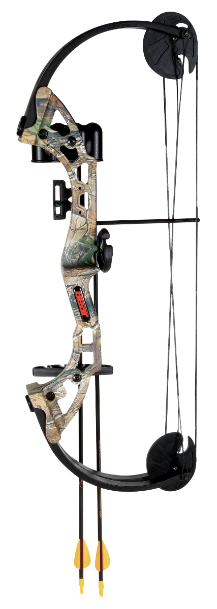 Bear Archery Warrior 29LB RH Youth Compound Bow, Warrior Camo