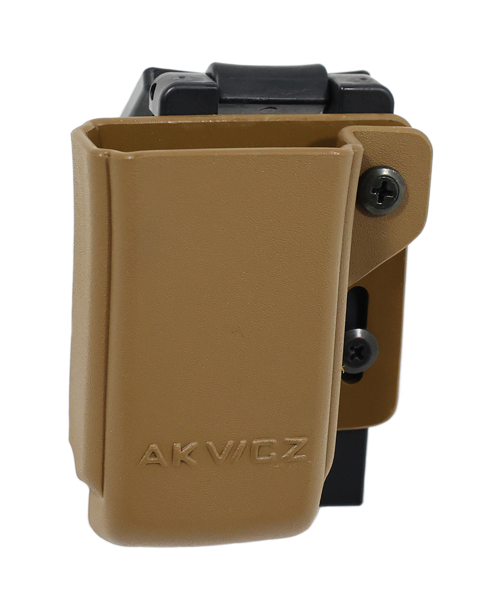 PSA Custom AKV/CZ Mag Pouch, Left Side Carry - Coyote Brown - Psa Custom