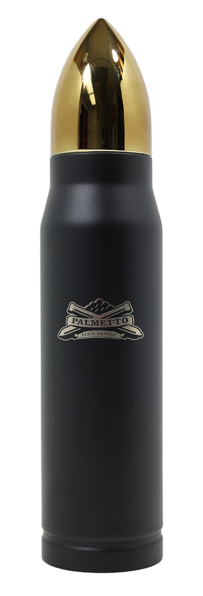 PSA Custom Black Bullet Tumbler, Stainless Steel w/ Cup, 25oz. - Psa Custom