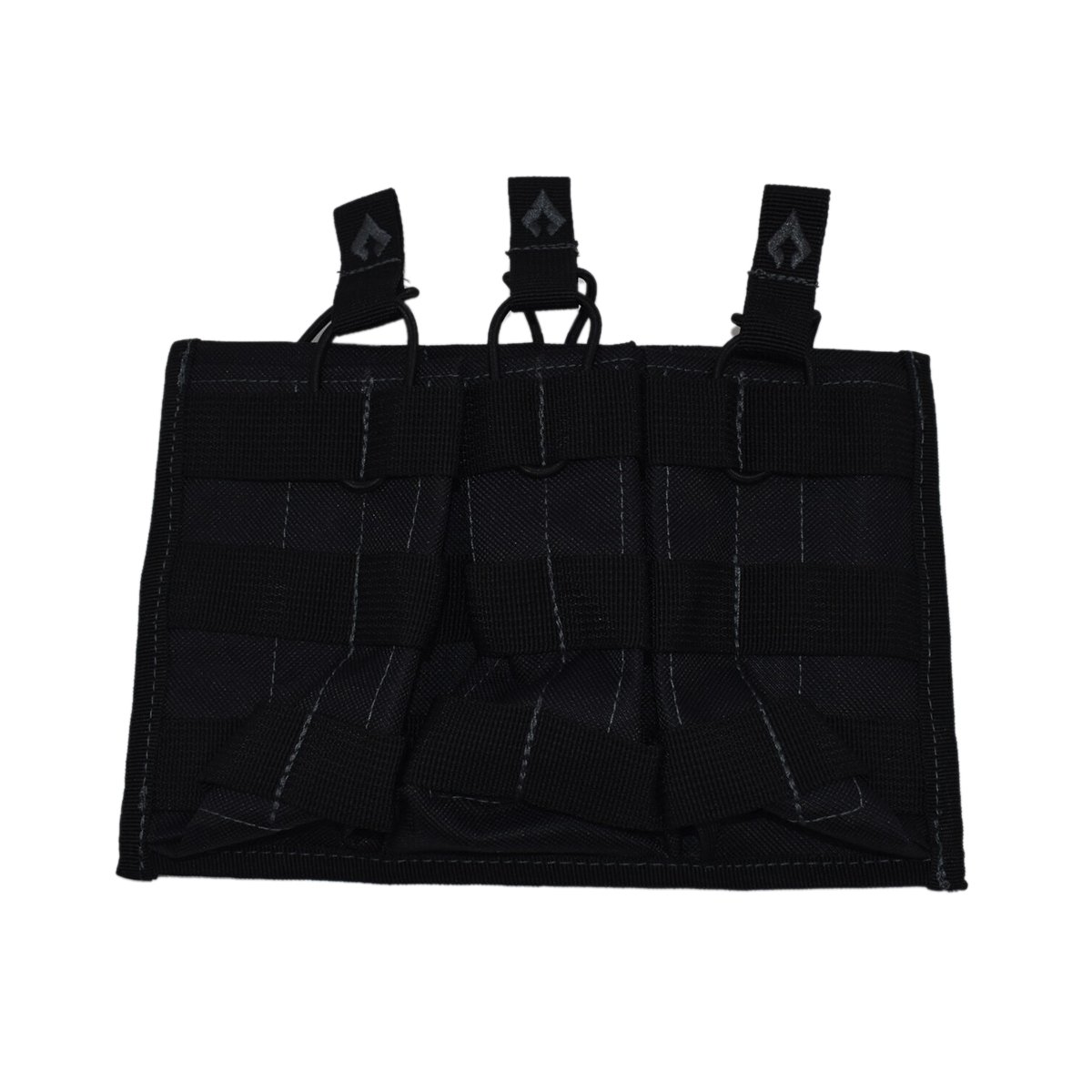 Advance Warrior Solutions Open Top Triple Magazine Pouch, Black - Advance Warrior Solutions