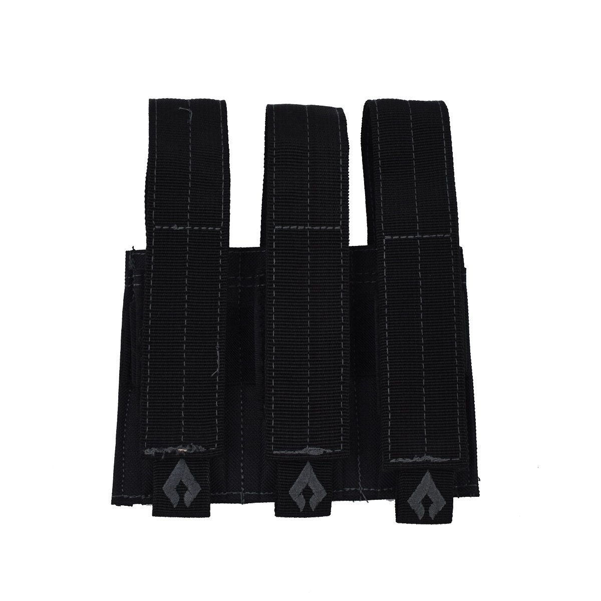 Advance Warrior Solutions Pistol Triple Magazine Pouch, Black - Advance Warrior Solutions
