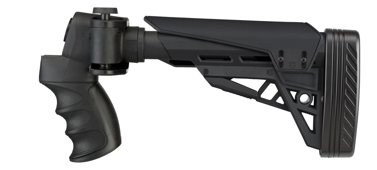 ATI Moss/Rem/Win 12 Gauge TactLite Adj Side Folding Shotgun Stk w/ Scorpion Recoil Sys - B.1.10.1135 - Ati