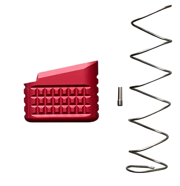 Backup Tactical +5 Magazine Extension for Glock G19/G23 - Red High-Capacity - G1923MEXT-RED - Backup Tactical