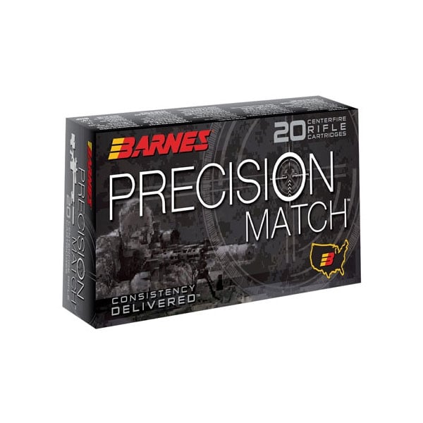 Barnes Precision Match 6.5 Grendel 120 gr OTM-BT 20 Rounds Ammunition - 30831 - Barnes