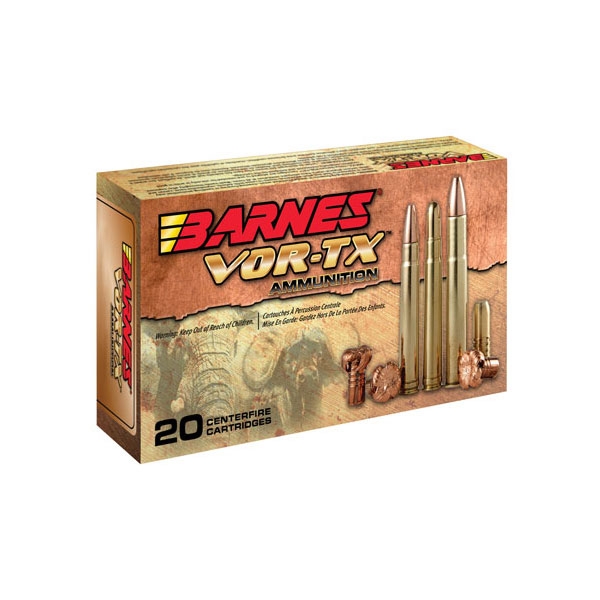 Barnes VOR-TX Safari 416 Rem Mag 400 gr Banded Solid 20 Rounds Ammunition - 22018 - Barnes