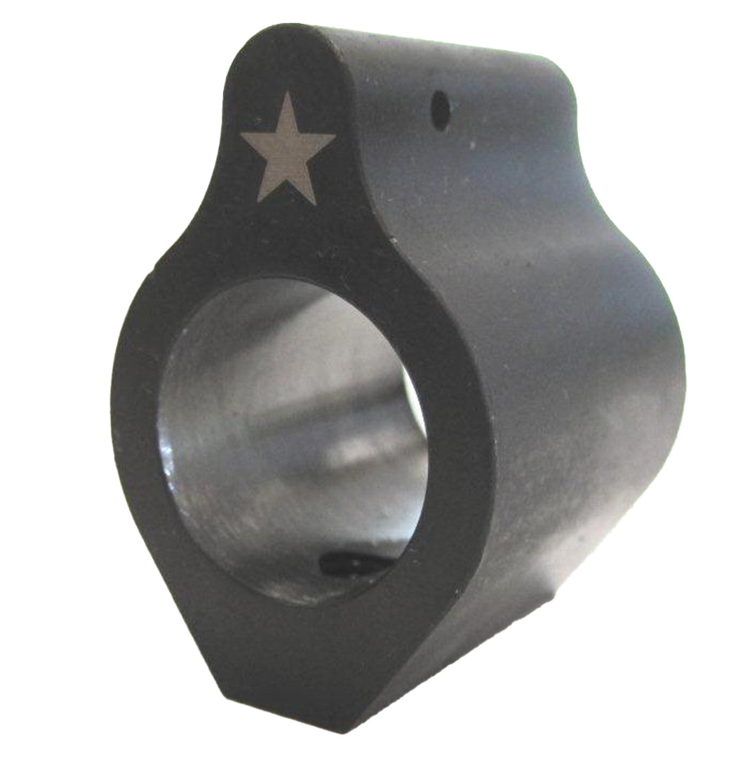 Bravo Company Mfg Steel Low-Profile Gas Block w/ Set Screw, Phosphate Black - LGB-625 - Bcm