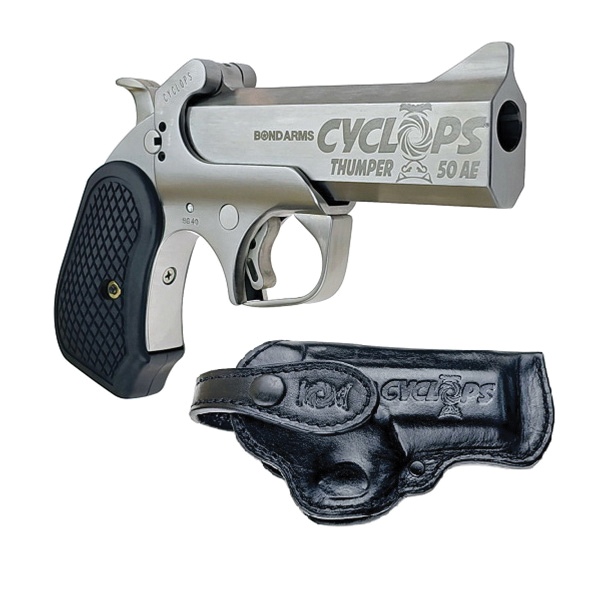 Bond Arms Cyclops 50AE Thumper Satin Package .50 AE 4.25" 1rds, Satin - Bond Arms