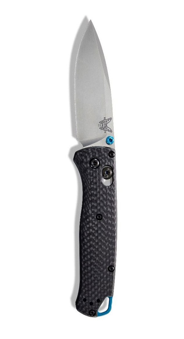 Benchmade Bugout Axis Drop Point Folding Knife, Black - 535-3