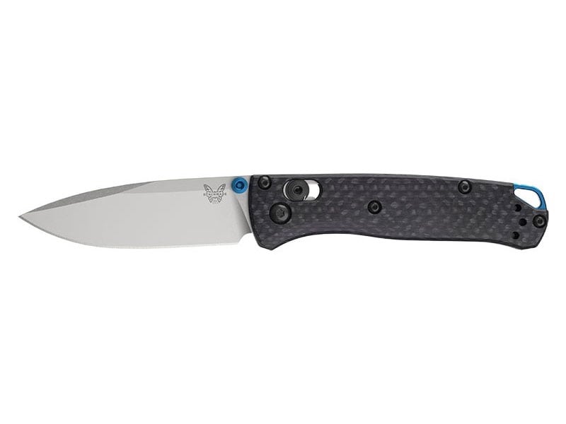 Benchmade Mini Bugout Axis Drop Point Folding Knife, Carbon Fiber - 533-3 - Benchmade