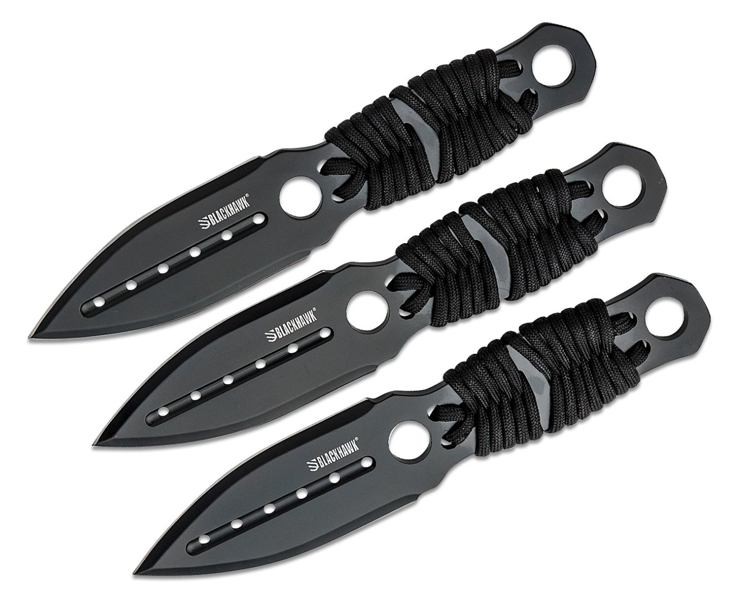 BLACKHAWK! Direct Hit 3-Piece Throwing Knife Set - BH15DH01BK - Bear & Son