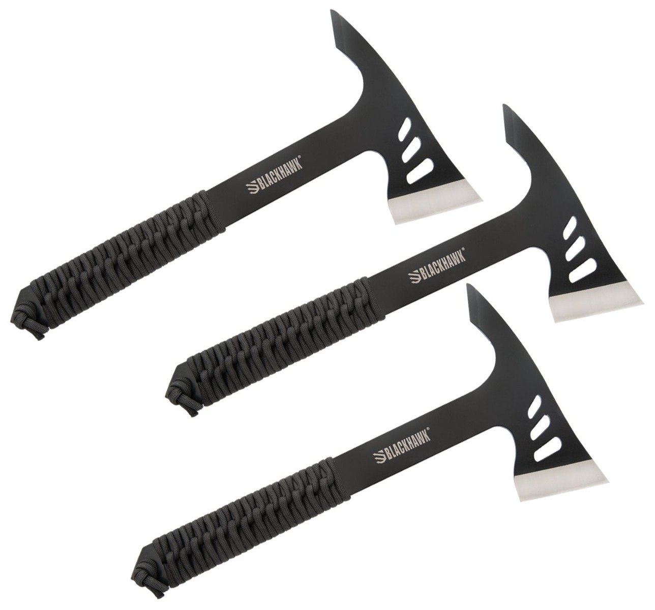 BLACKHAWK! Direct Hawk 3-Piece Throwing Tomahawk Set w/ Sheath - Bear & Son