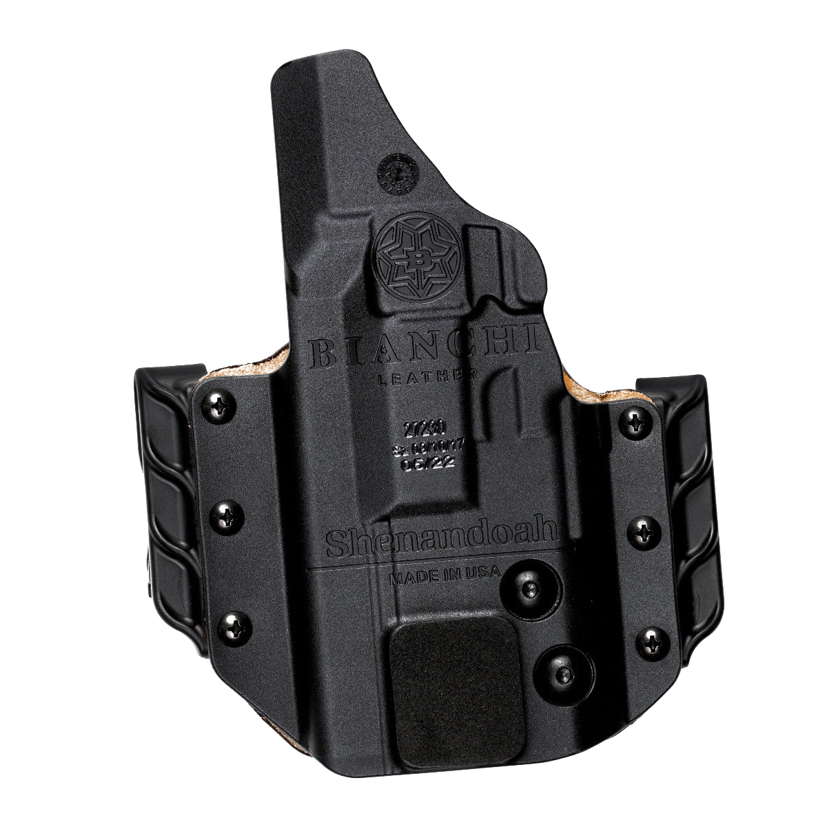Bianchi Model 175 Shenandoah Smith & Wesson M&P Shield IWB/OWB Holster RH Leather, Tan