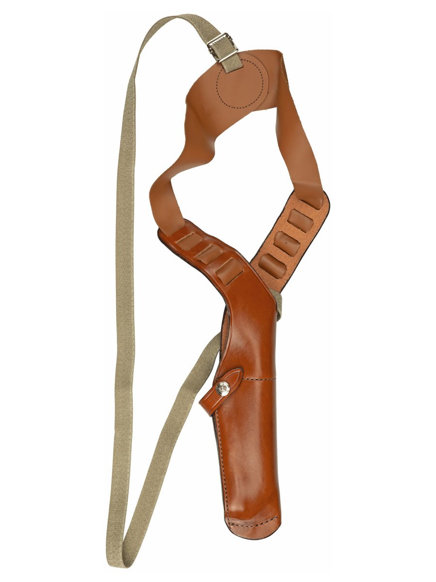 Bianchi X15 Vertical Right Hand Medium Shoulder Holster, Tan Leather - 12361 - Bianchi