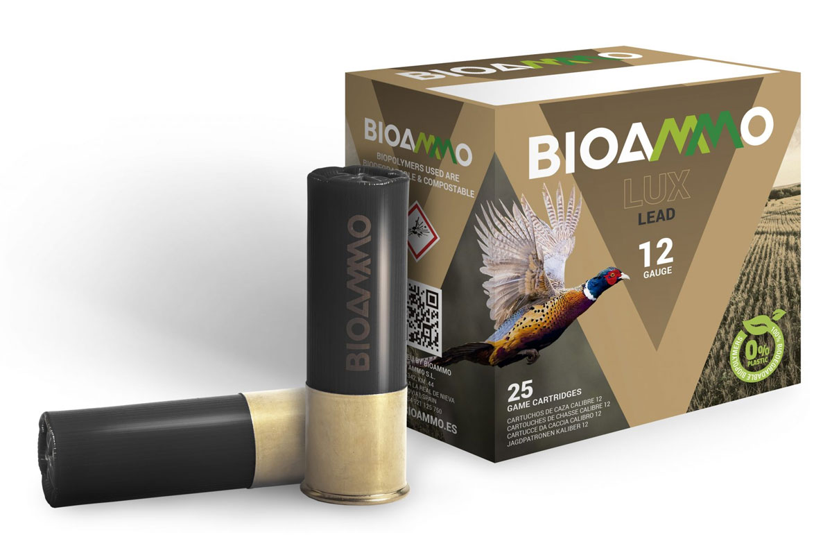 BioAmmo Lux Lead 1 1/8 oz #8 Shot 12 Gauge Ammunition, 25 Rounds - BL32-80 - Bioammo