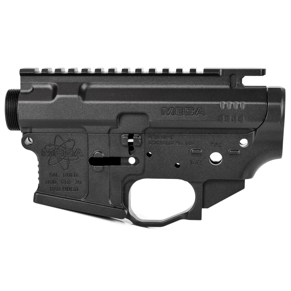 ZevTech Mega GTR-3H Ambidextrous Billet Receiver Set, Black - Zevtech