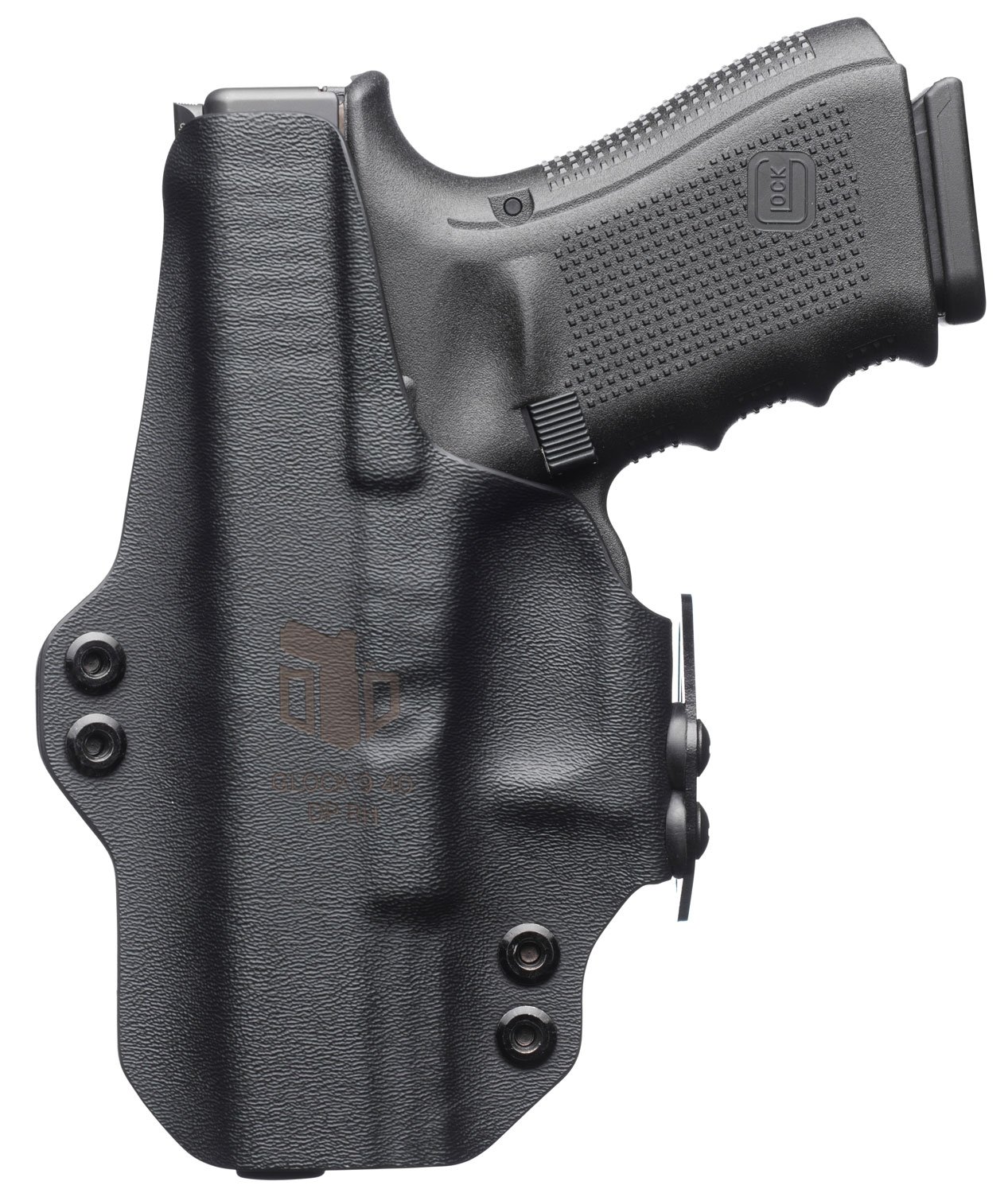 Black Point Tactical Dualpoint Right Hand Appendix Glock 43 Inside the Waistband Holster, Textured Black - 104869 - Black Point Tactical