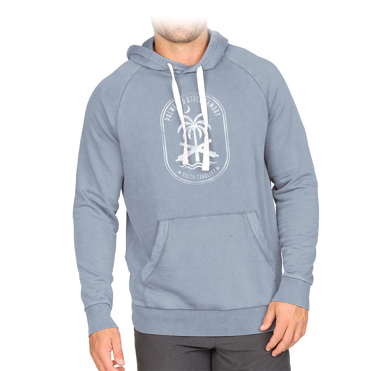 PSA "Palm Tree" Fleece Hoodie, Infinity - Medium