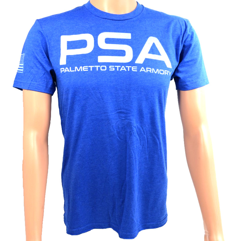 PSA Smooth Text Logo Tee, ROYAL - S - Psa Custom