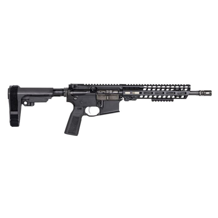 Geissele Automatics Border Patrol 11.5" 5.56 NATO Railed Pistol, Black