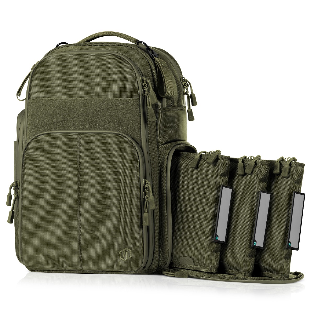 Savior Equipment SEMA Compact Backpack w/ 3 Pistol Cases - ODG - Savior Equipment