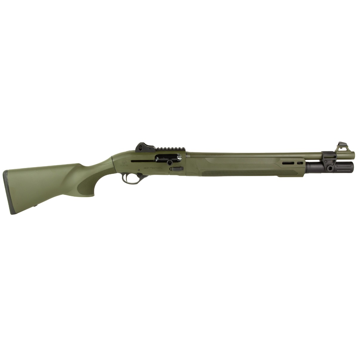 Beretta 1301 Tactical C Mod 2 18.5" 12 Gauge 7rd Shotgun, OD Green - Beretta